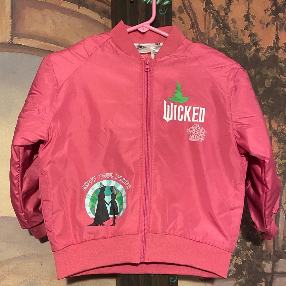 Wicked pink lightweight bomber jacket